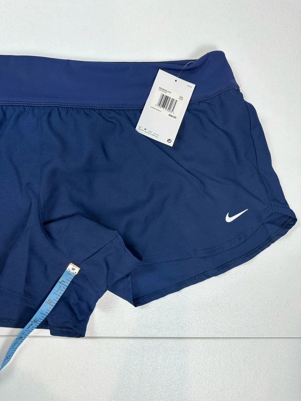 Nike Women’s Size XXL‎ 2XL Solid Element Swim Bottom Boardshorts Navy Blue NWT